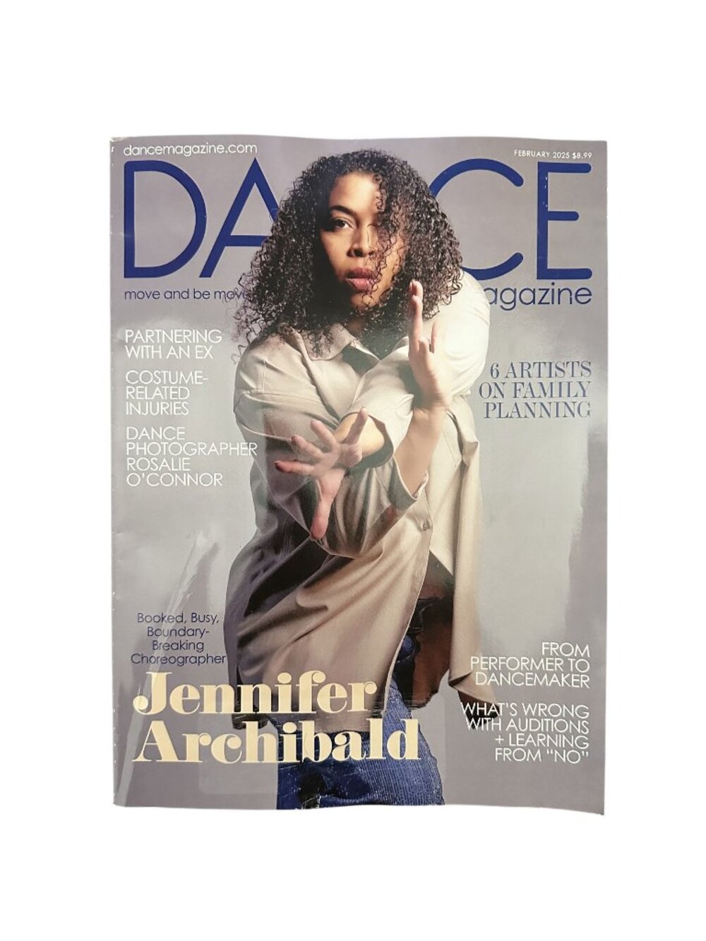 Dance Magazine February 2025 Jennifer Archibald Learning From No